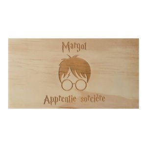 Boite en bois cadeaux personnalisée Le Havre Les BAM Harry Potter