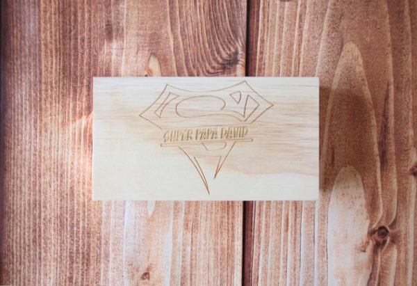 Boite cadeaux personnalisée en bois pour papa Le Havre 76